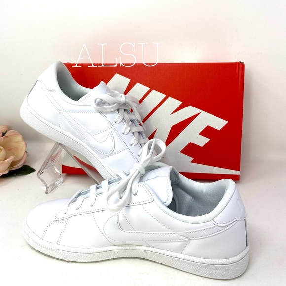 🎄 SANTA’S DEAL 🎄 Nike Tennis Classic Leather White Women's AUTHENTIC Size 9.5 - Picture 4 of 8